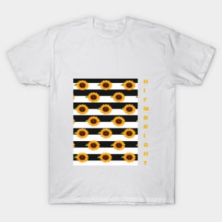 Sunflower lover pattern mask T-Shirt